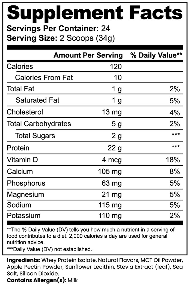 Echelon Whey Protein – Vanilla