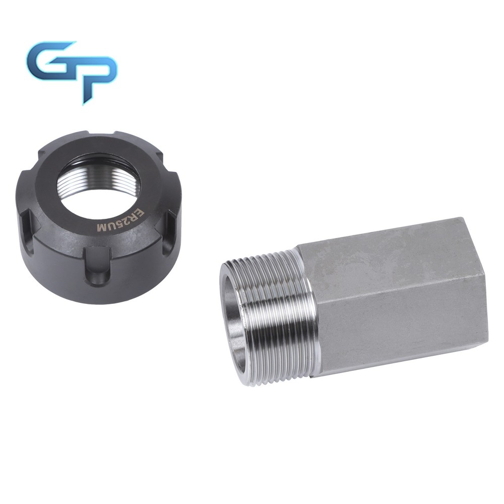 ER-25 Hex & Square Collet Blocks for Multi-Side Machining Work
