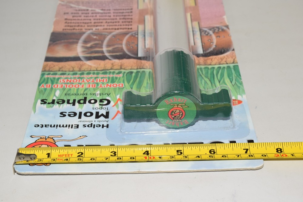 Exhart Molemover Electronic Rodent Repeller Mole Gophers Pest Control Sealed VTG