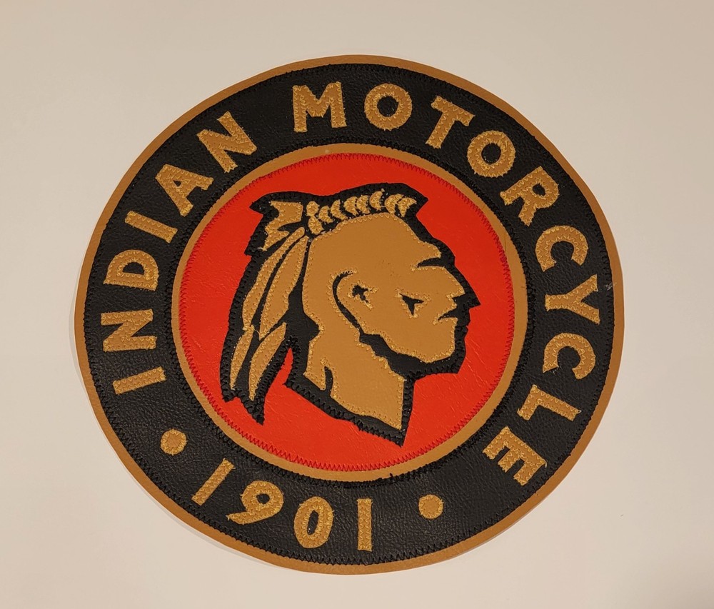 Indian Motorcycles 9.5 inch warrior back patch. Nice New