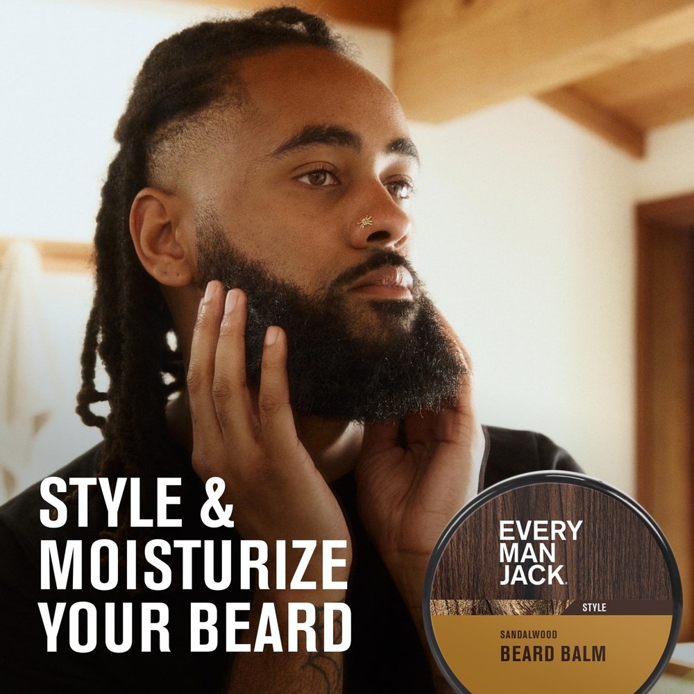 Beard Grooming Kit for Men - Includes Sandalwood Beard Oil & Beard Balm, Bear...