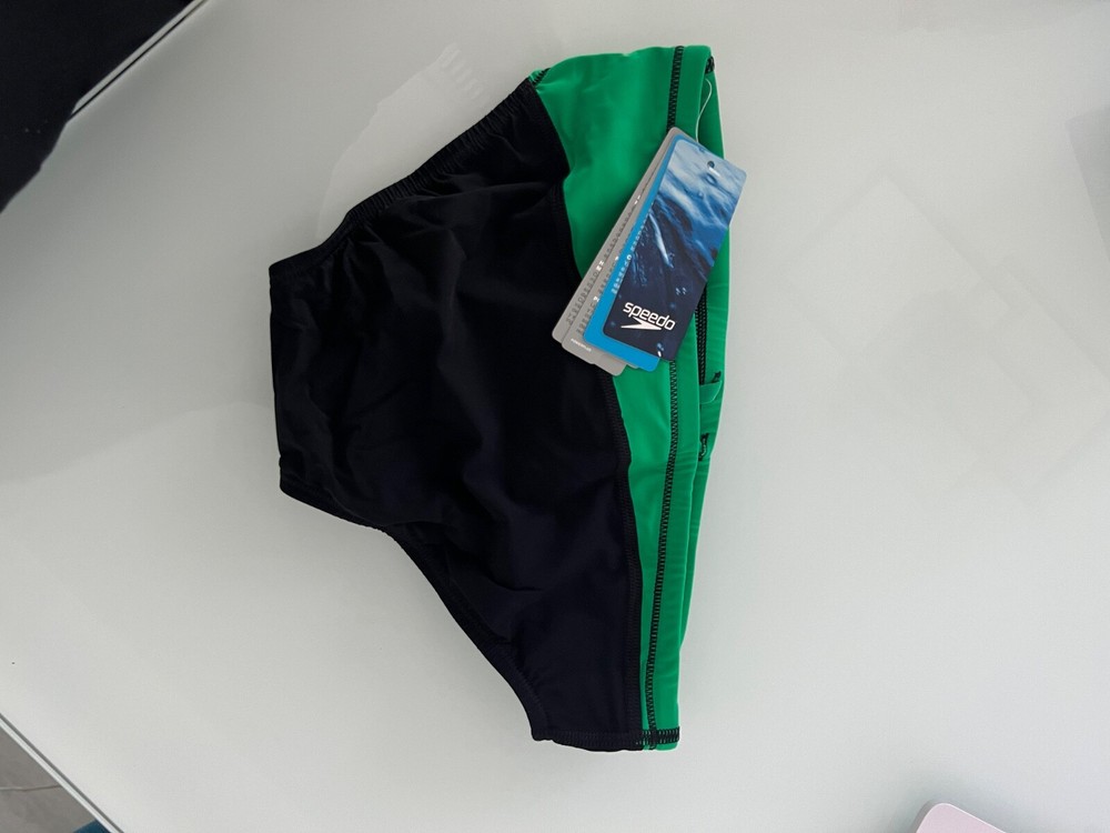SPEEDO POWER PLUS Brief SWIMSUIT, NWT, 32
