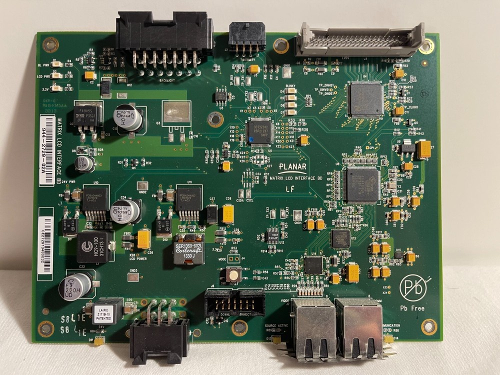Planar MX46HDL Matrix LCD Interface Board 944-2729- 02A / Used