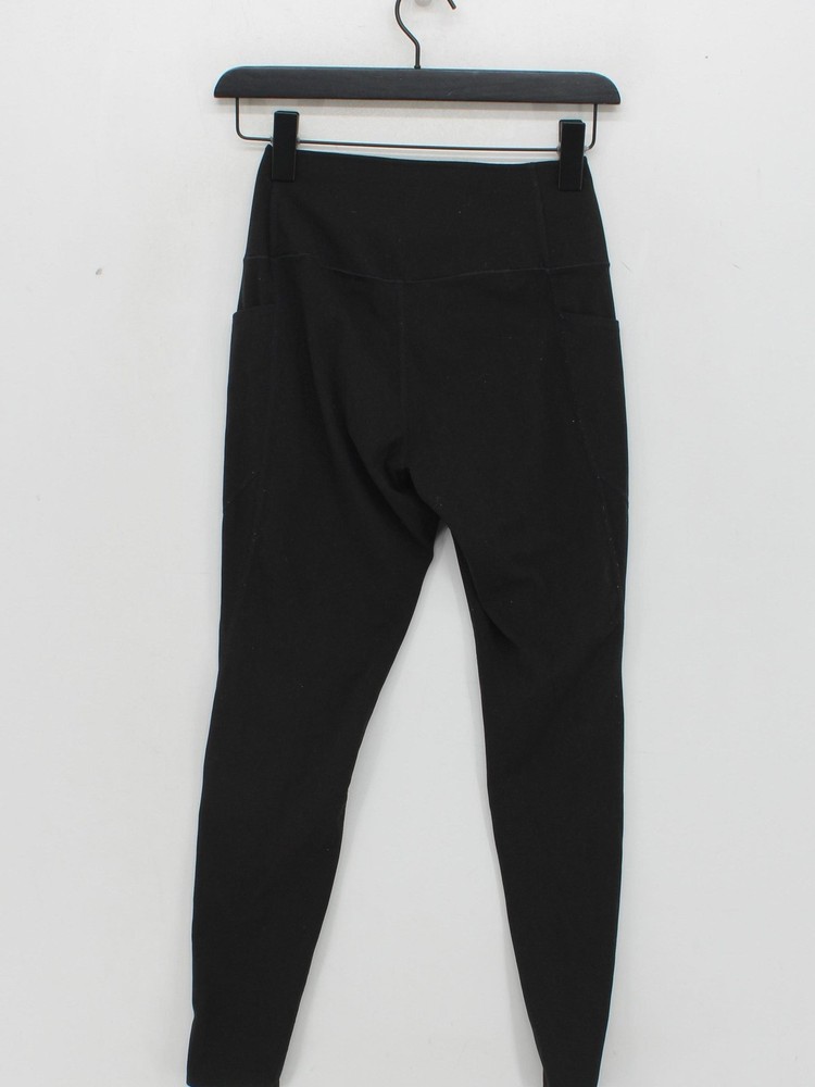 Uniqlo Women's Leggings S Black Polyester with Elastane Full length