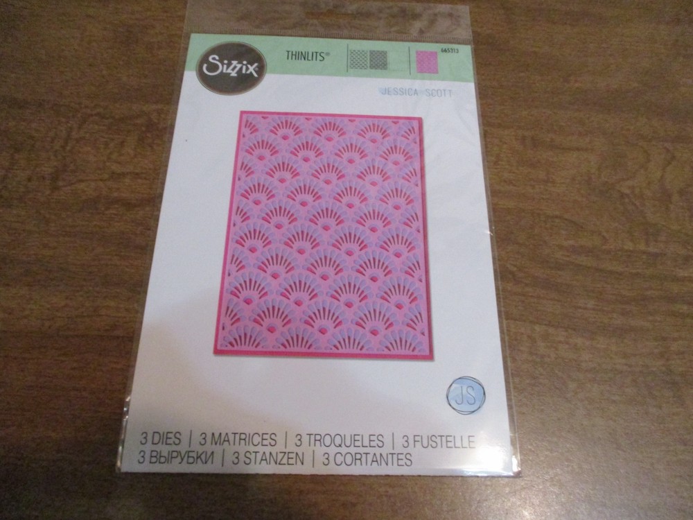 SIZZIX THINLITS LAYERED GEO SHELLS DIES