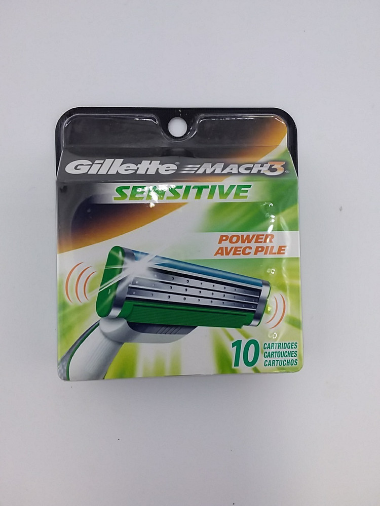 Gillette Mach 3 Sensitive Power 10 Refill Cartridges