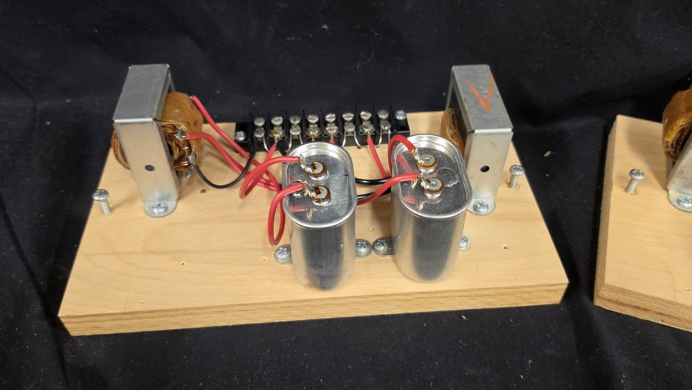 Working Original Klipsch Type E Heresy Speakers Crossovers Balancing Networks