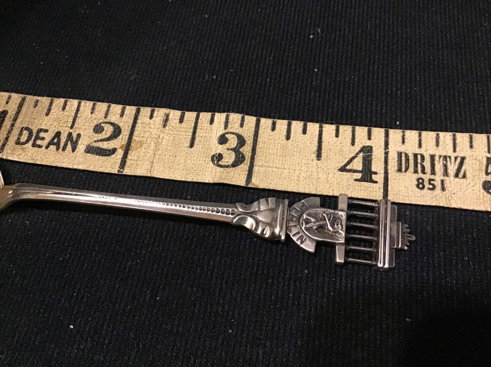 Antique 800 Silver Souvenir Spoon Berlin Germany Small Monument
