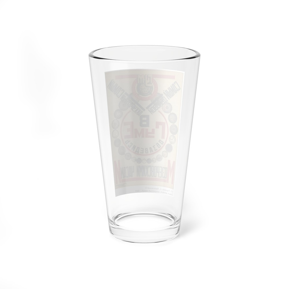 Soviet Era Poster 116 - Pint Glass 16oz