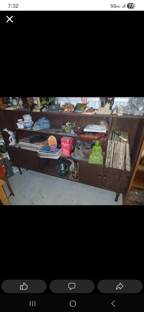 Mid Century Cabinet bookcase