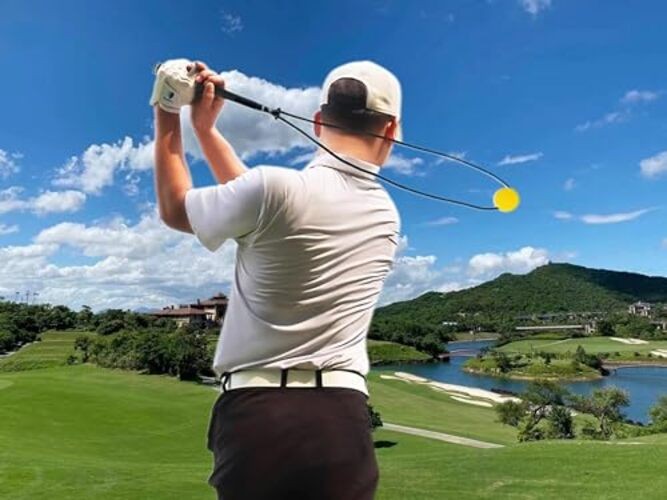 Golf Rope Swing Trainer,Golf Swing Trainer Aid,Power Flex Golf Training aid