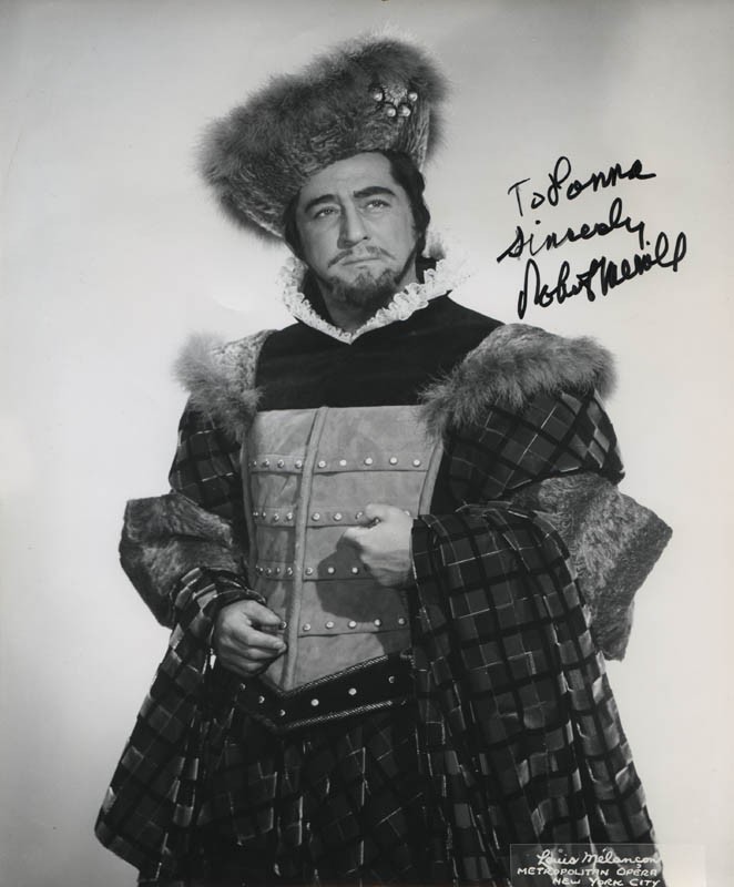 ROBERT MERRILL - AUTOGRAPHED INSCRIBED PHOTOGRAPH