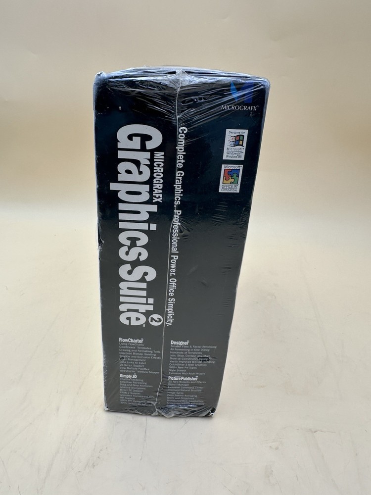 Micrografx Complete Graphics Suite 2 CD-ROM 1997 Windows 95 NEW Sealed