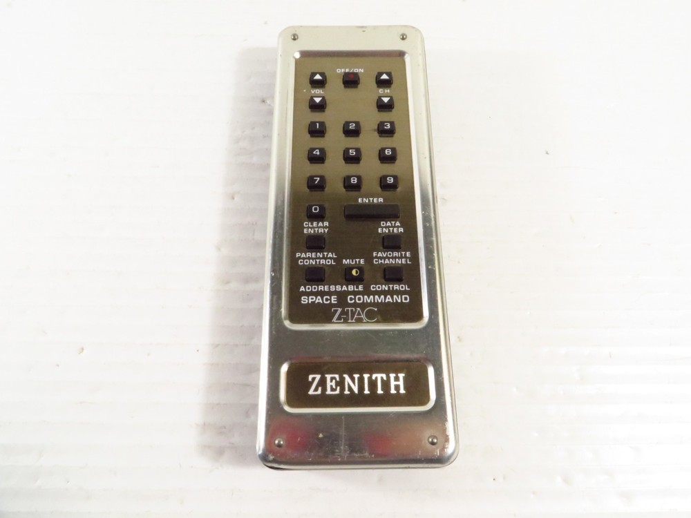 Vintage Zenith Space Command Z-TAC Remote Control 9 Volt Battery, TESTED WORKS