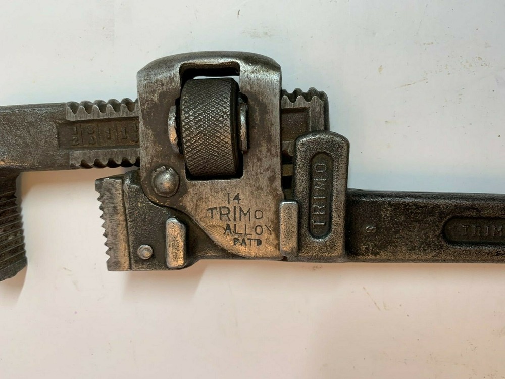 Antique Tool - Pipe "Monkey" Wrench - Trimont MFG Co - 14