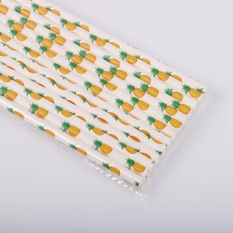 Pineapple Print Cake Pop Straws | Bakell®
