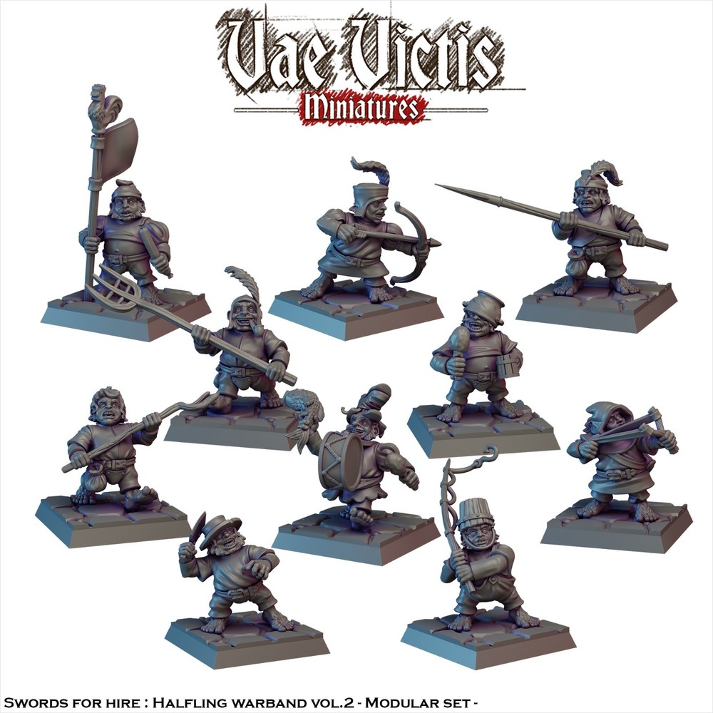 Vae Victis 28mm Halfling Warband 2
