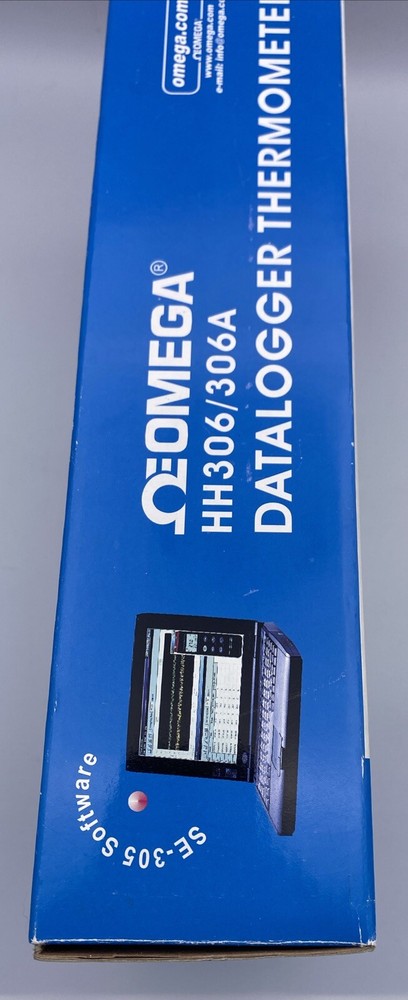 Omega Working HH306/306A Data Logger Thermometer In Box