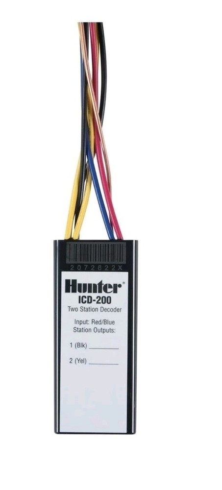 Hunter ICD 200 Two Station Dual Decoder Module ACC99D 2 Wire Controller NIB