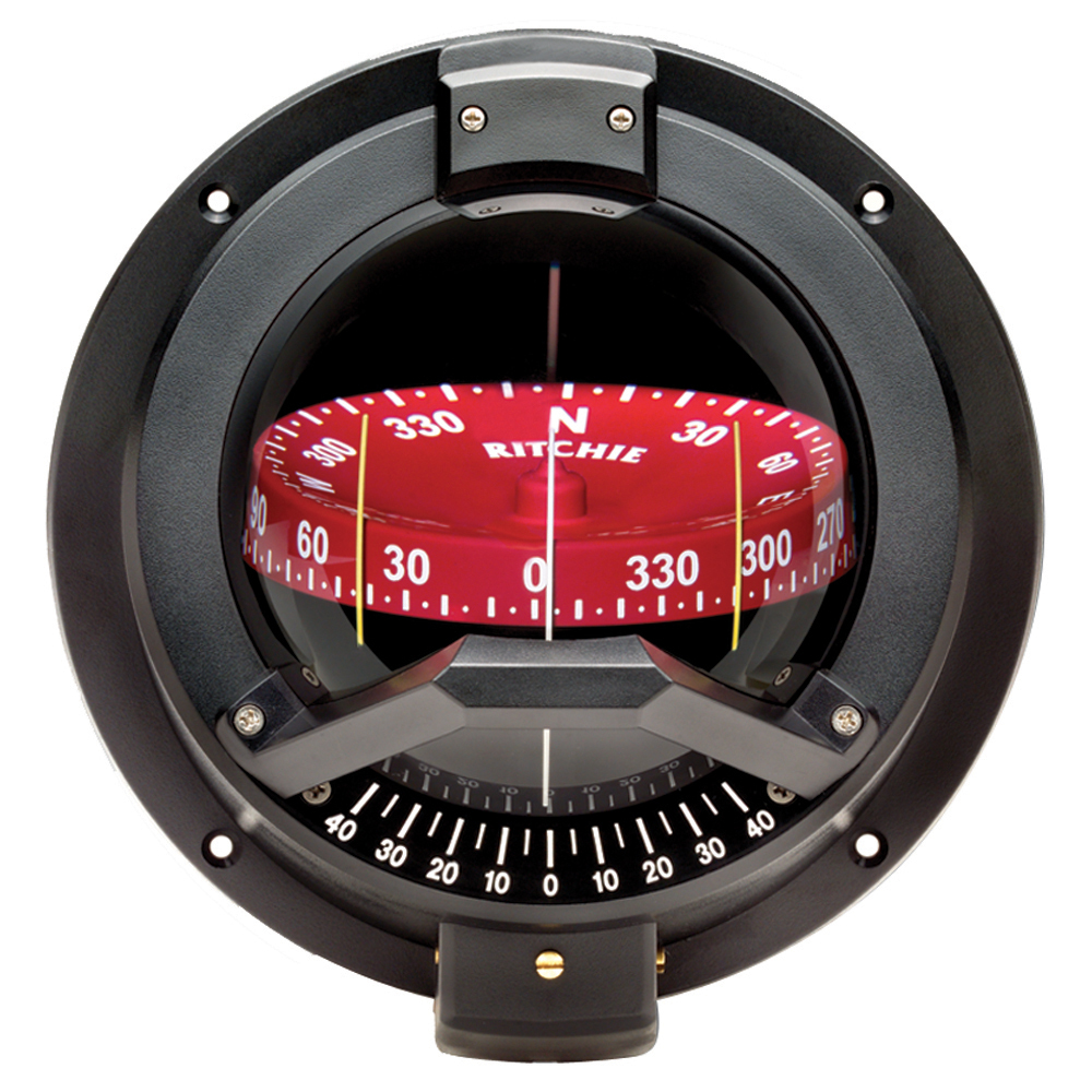 Ritchie BN-202 Navigator Compass Marine Sailboat Bulkhead Mount with Clinometer