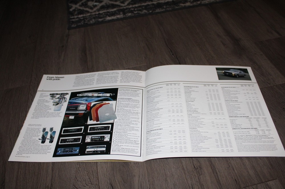 1982 Datsun 310 sales brochure