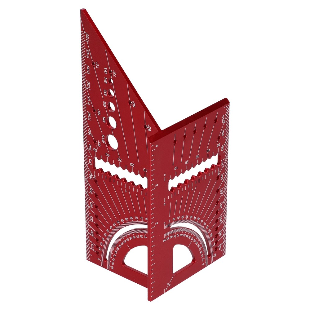 3D Mitre Angle Measuring Tool Square Size Measure Ruler Multifunctional