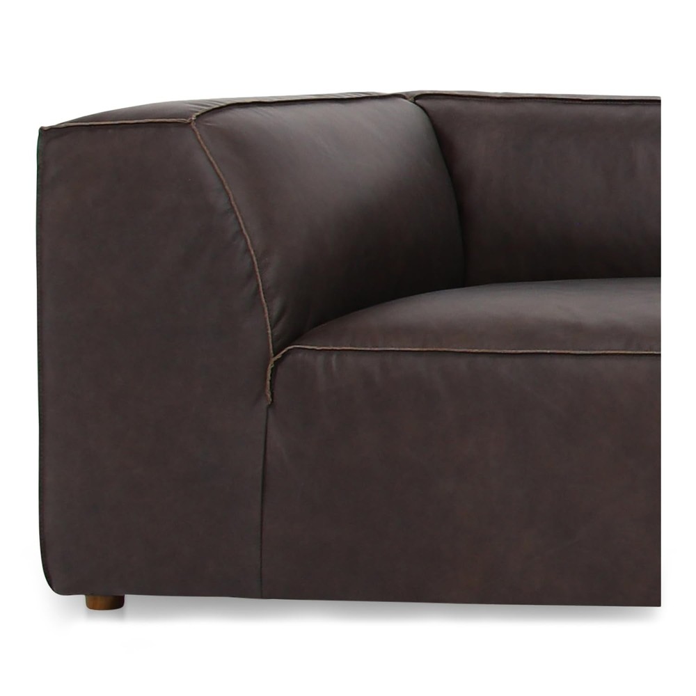 Moe's Home Collection Form Modular Sectional Leather Brown