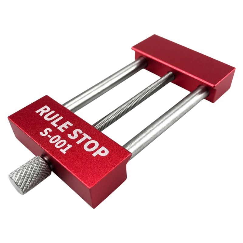 Versatile Aluminum Measuring Rule with Stoppers for Accurate Construction Work