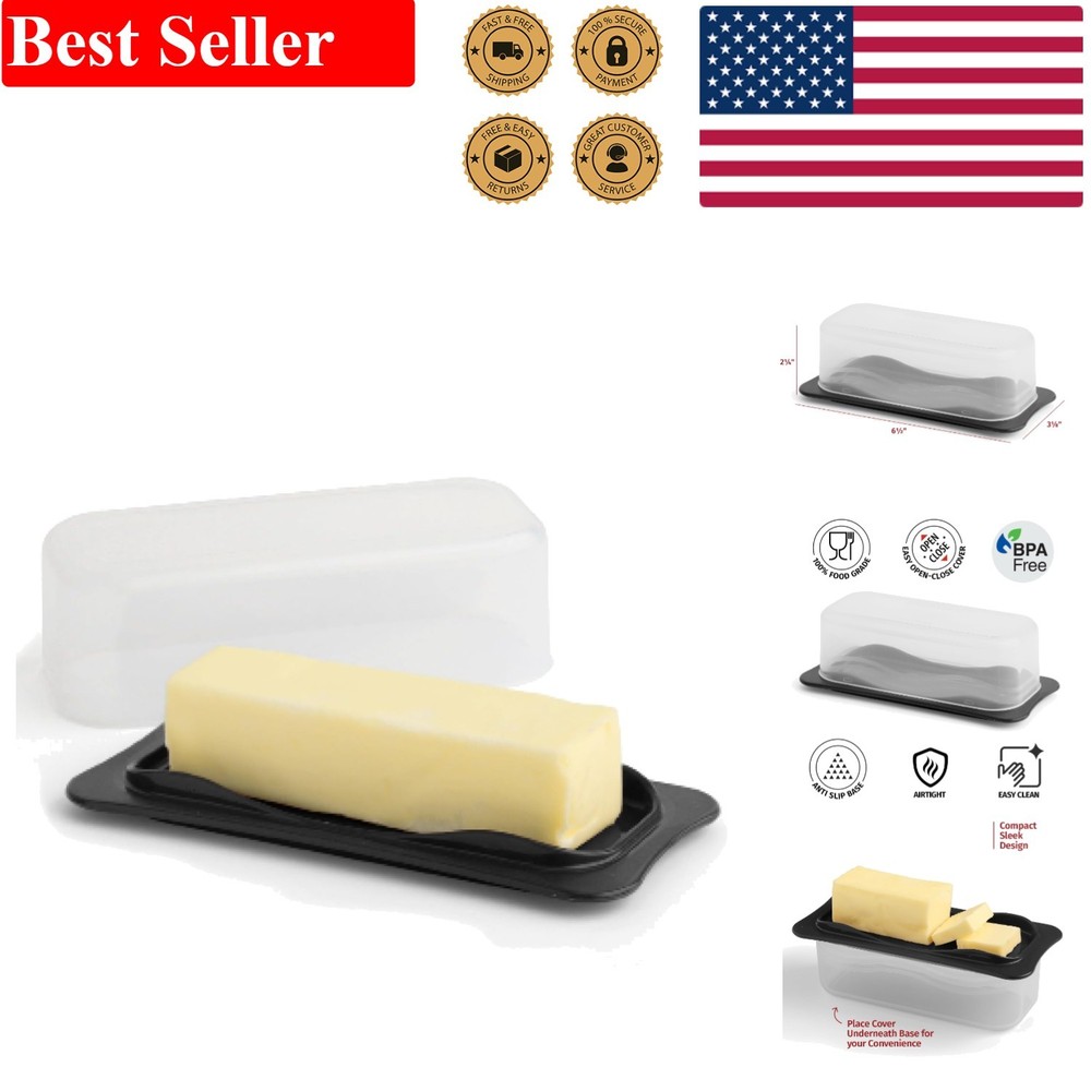 Unbreakable Butter Storage Container – Stylish & Functional Butter Dish with Lid