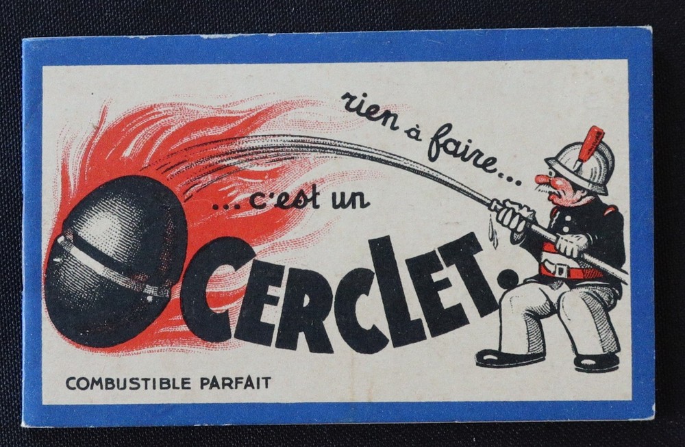 Bullet CERCLET coal firefighter fire advertising notebook