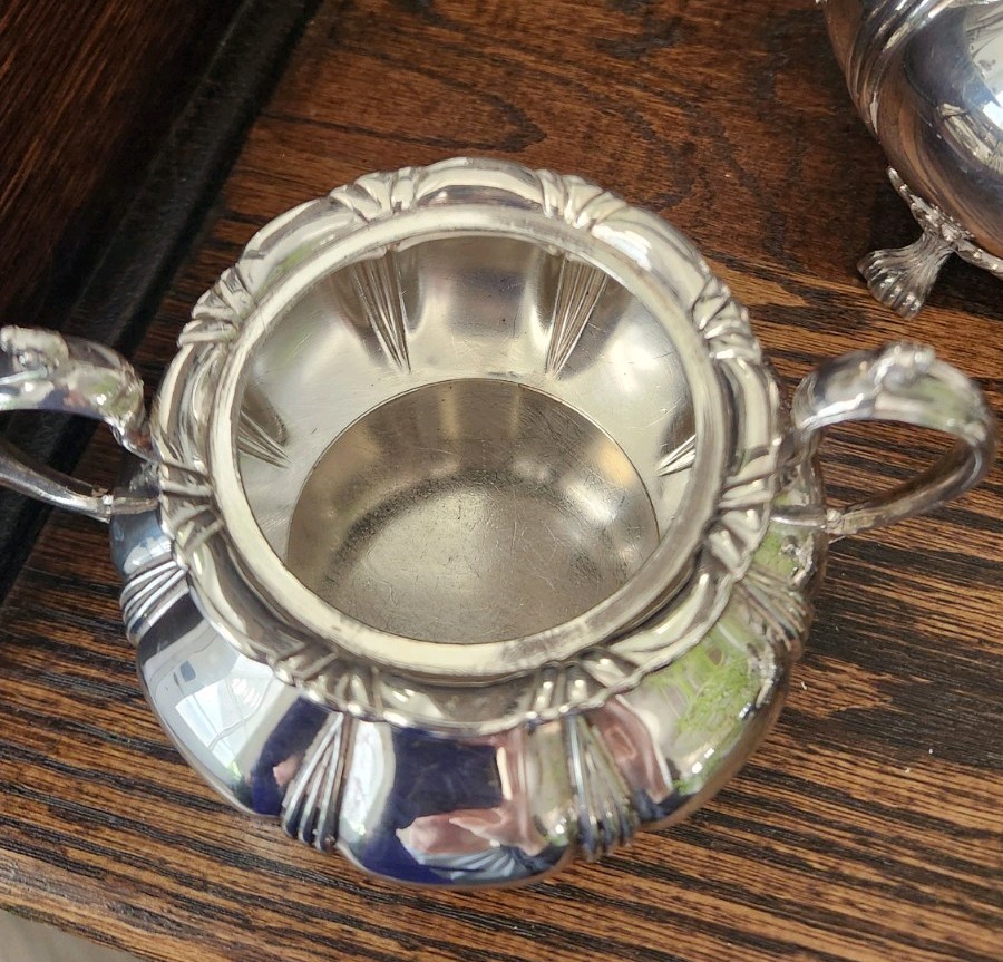 Pairpoint Silverplate 4 Piece Coffee/Tea Set #130
