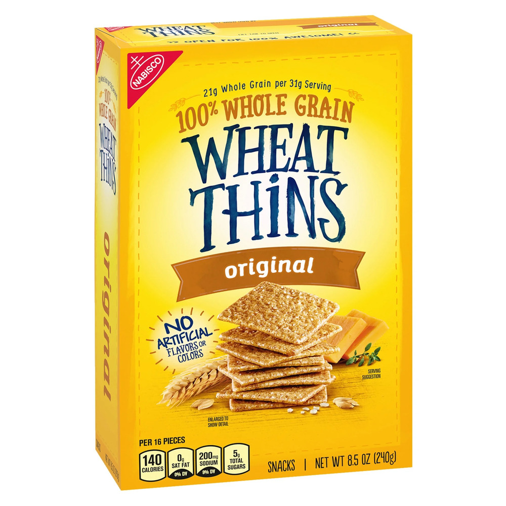 (3 Pack) Original Snacks, Whole Grain Wheat Crackers, Snack Crackers, 8.5 Oz
