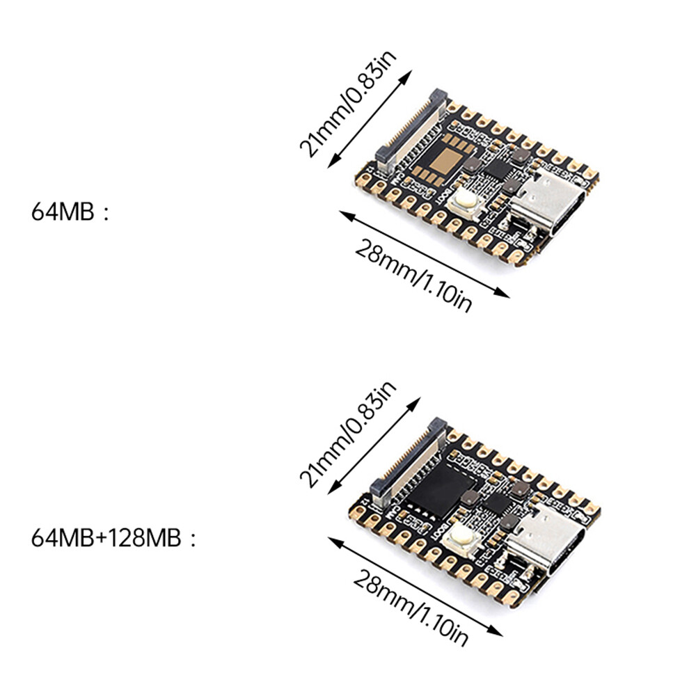 Type-C LuckFox Pico Mini Linux RV1103 Chip AI Development Board + 128MB Flash
