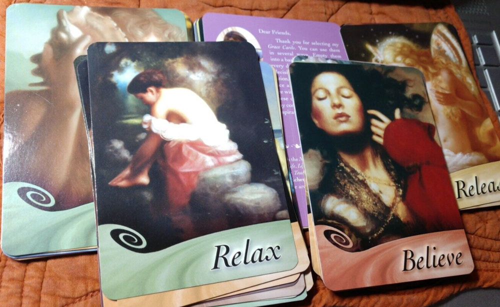 GRACE CARDS - 2005 - 50 CARD DECK - CHERYL RICHARDSON EUC