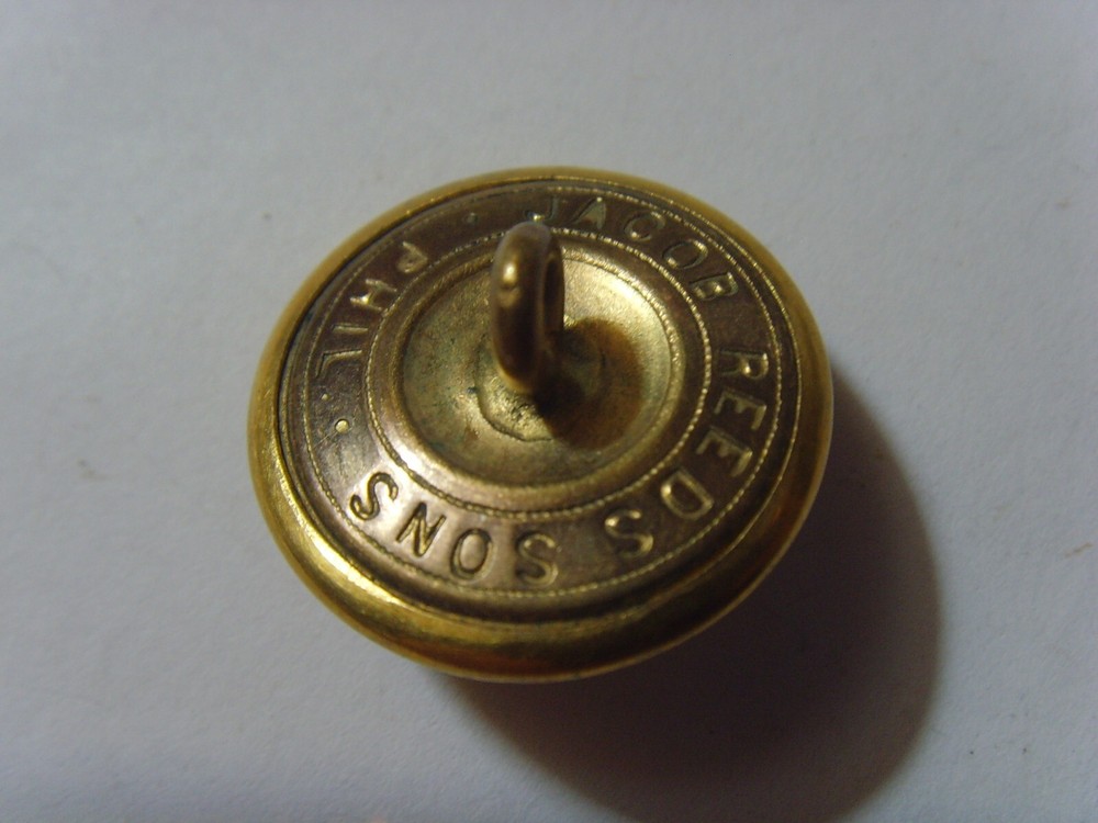 antique Jacob Reed sons Navy eagle coat collector button 24 mm 53476