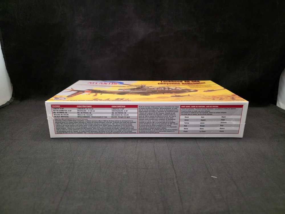 Atlantis Lockheed AH-56A Cheyenne Helicopter 1:72 Scale Plastic Model Kit A506