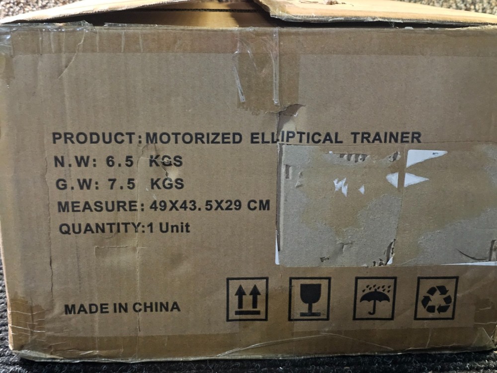 Motorized Elliptical Trainer Electric Office Under Desk Exercise Machine 001EB