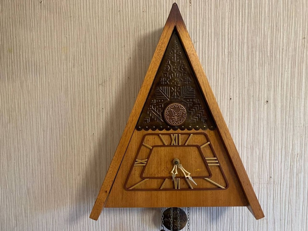 Soviet Vintage Cuckoo clock, USSR clock, Soviet working clock, Mechanical clock
