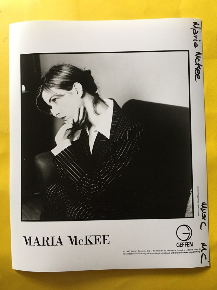 Maria McKee Press Photo 8x10”, Geffen, See Description.