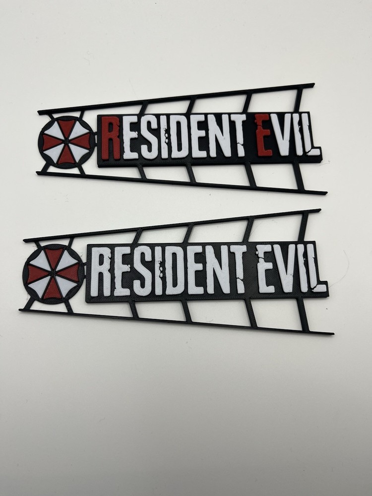 3D Printed: PlayStation 5 / PS5 Faceplate Decal ( Resident Evil )