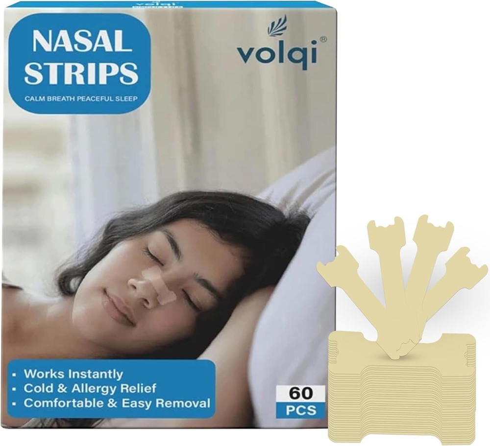 Nasal Strips for Snoring Relief (60 Count) Comfortable Fit – Nose Strips