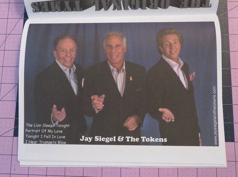 2013 Jimmy Clanton Autographed Program Rock and Roll Legends