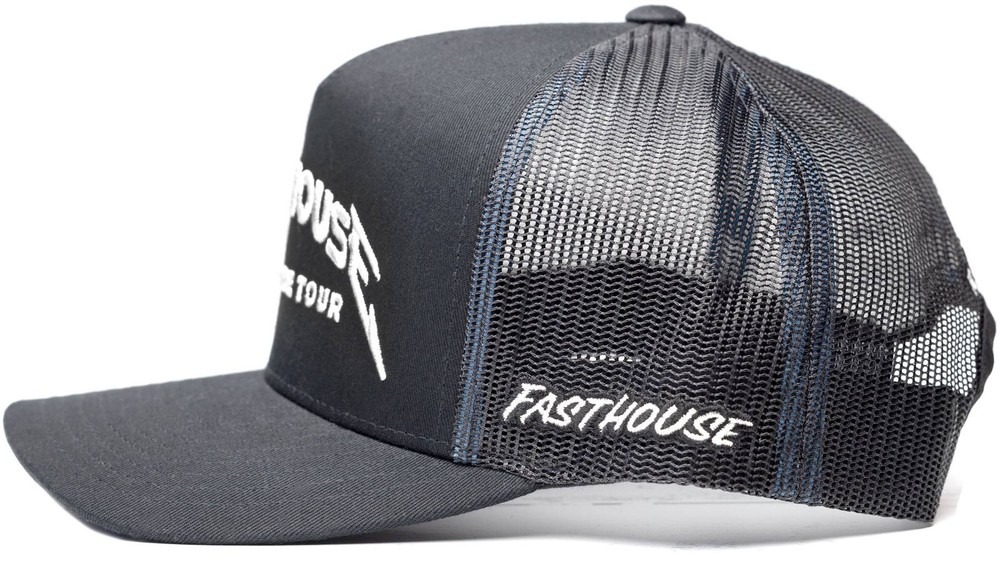 Fasthouse Tour Snapback Oversized Hat Black