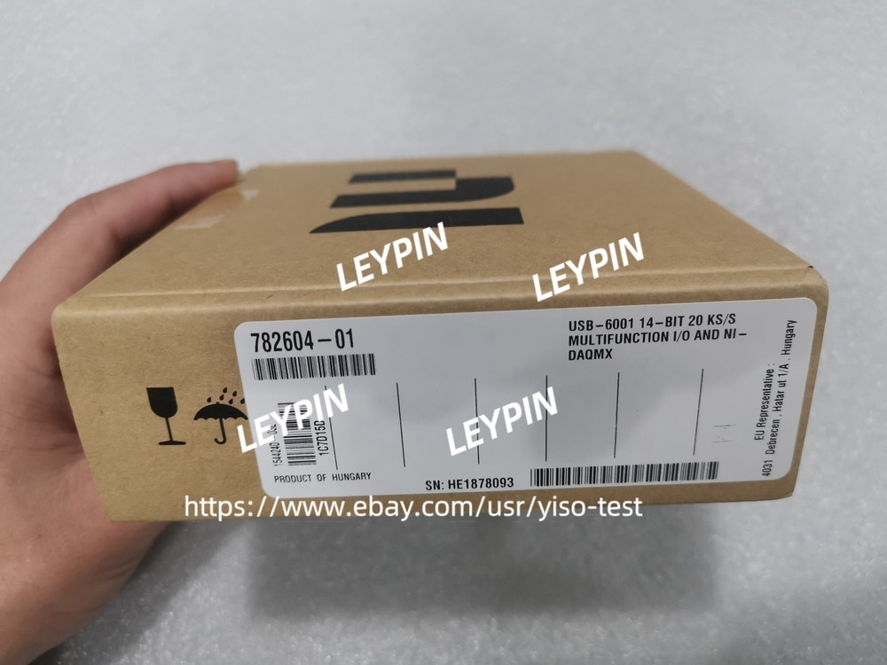 National Instruments USB 6001 Data Acquisition Card, NI DAQ, Multifunction