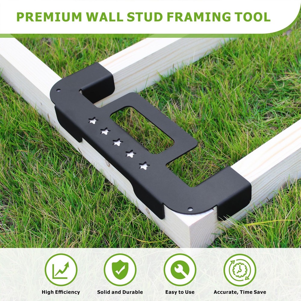 1PCS Stud Layout Tool Framing Tools 12 Inch Framing Spacing Tool, Precision M...