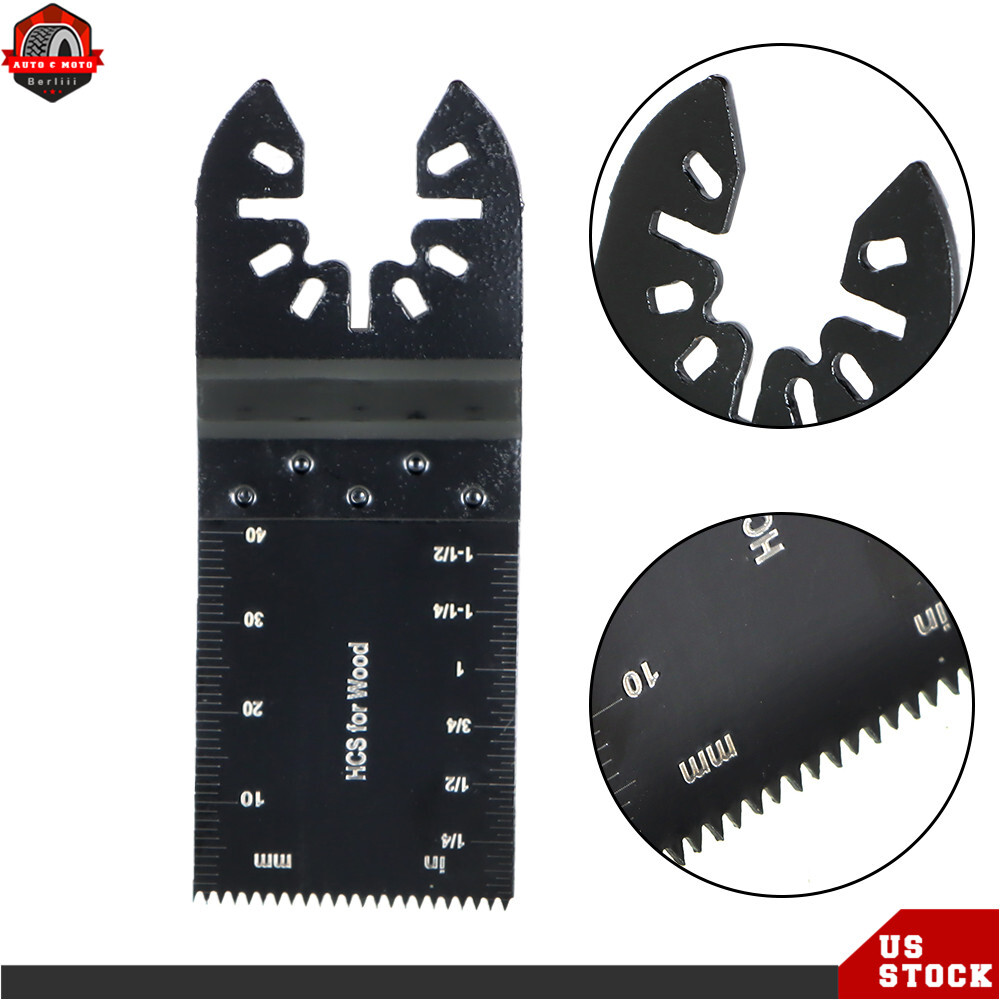 100Pcs Quick Release Durable Oscillating Tool Saw Blades Multi For All Models us