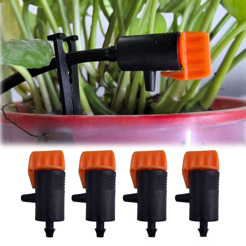 Adjustable Drip Head Efficient Water Distribution 60PC Water Drip Heads