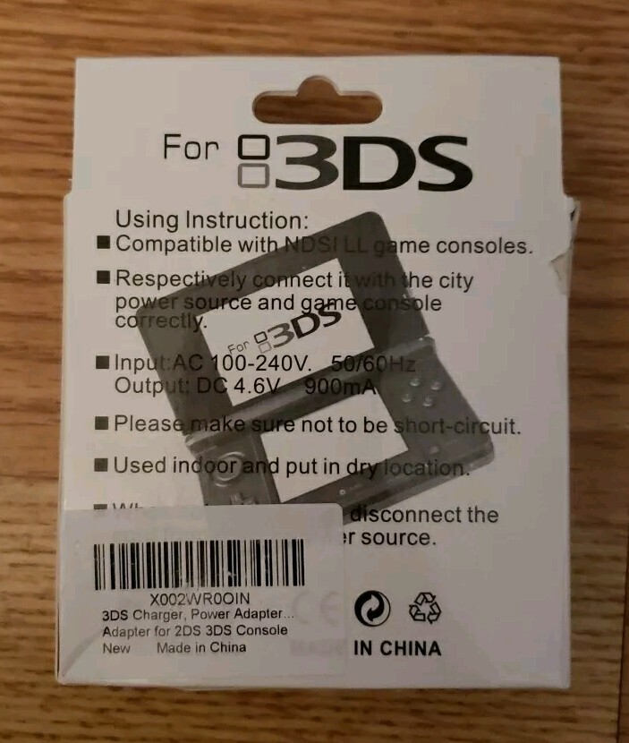 New AC Adapter Nintendo 3DS