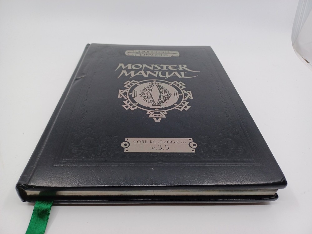 WotC D&D 3rd Ed Monster Manual 3.5 Special Deluxe Leatherbound (ding)