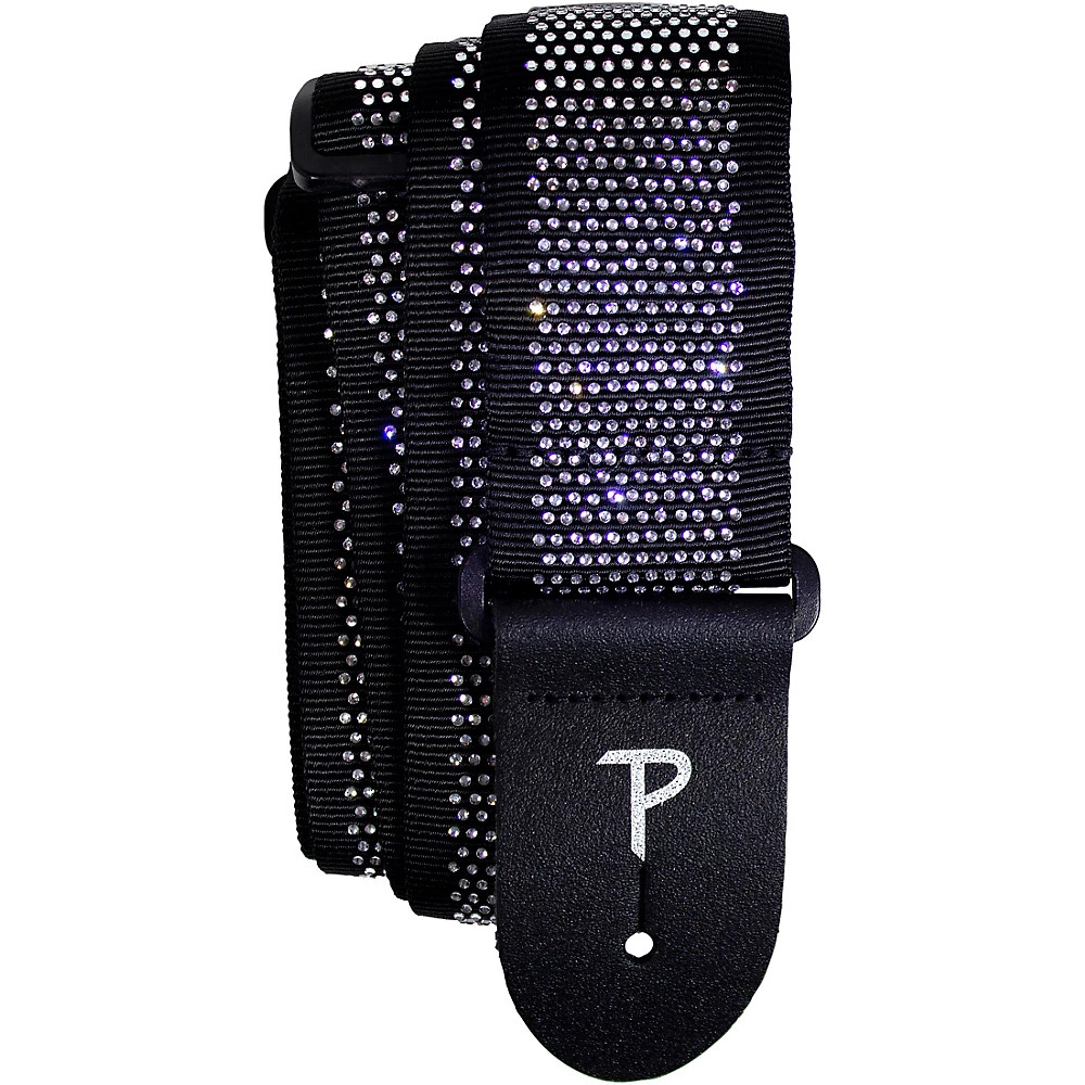 Perri's Tubular Guitar Strap Rhinestones 2 in.